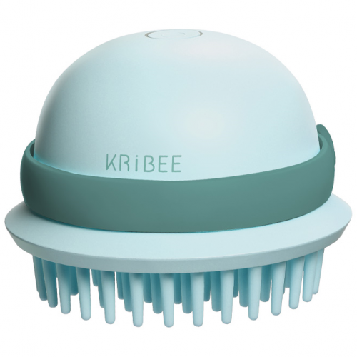 Антистатическая массажная расческа Kribee Electric Massage Comb (мятный)