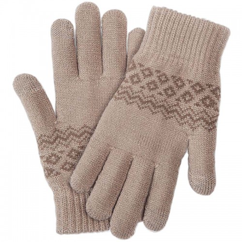 Перчатки для сенсорных экранов FO Touch Wool Gloves 160/80 (бежевый)