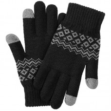 Перчатки для сенсорных экранов FO Touch Wool Gloves 160/80 (черный)