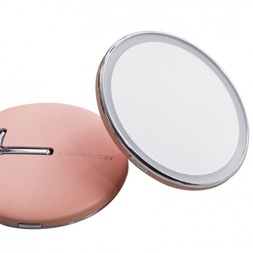 Зеркало для макияжа с подсветкой Jordan&Judy LED Makeup Mirror (розовый) (NV030)